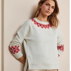 Boden Juliet sweatshirt, size small